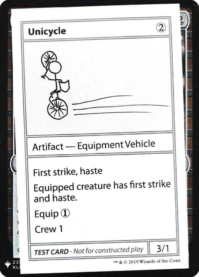 Unicycle [Mystery Booster Playtest Cards] | Exor Games Dartmouth