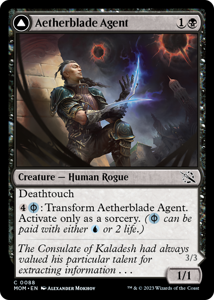 Aetherblade Agent // Gitaxian Mindstinger [March of the Machine] | Exor Games Dartmouth