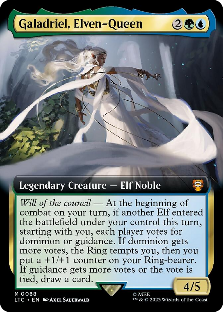 Galadriel, Elven-Queen (Extended Art) [The Lord of the Rings: Tales of Middle-Earth Commander] | Exor Games Dartmouth