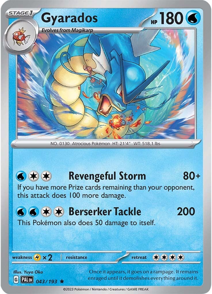 Gyarados (043/193) [Scarlet & Violet: Paldea Evolved] | Exor Games Dartmouth