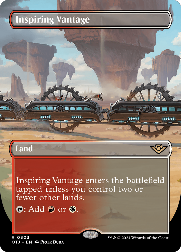 Inspiring Vantage (Borderless) [Outlaws of Thunder Junction] | Exor Games Dartmouth