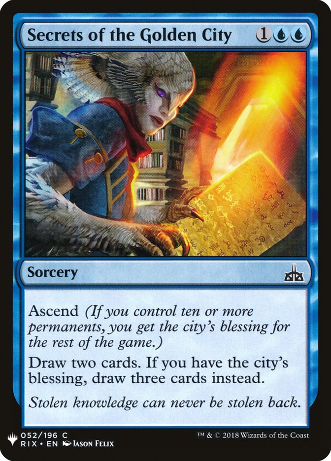 Secrets of the Golden City [Mystery Booster] | Exor Games Dartmouth