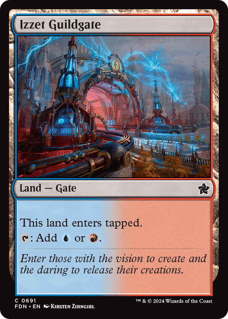 Izzet Guildgate [Foundations] | Exor Games Dartmouth