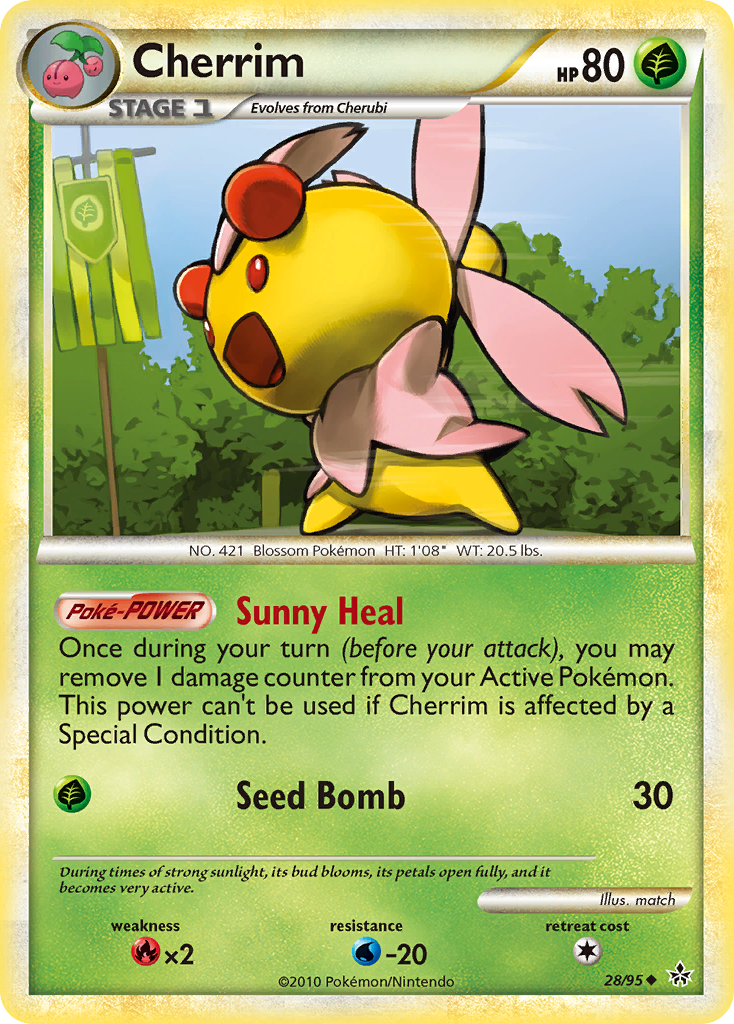 Cherrim (28/95) [HeartGold & SoulSilver: Unleashed] | Exor Games Dartmouth