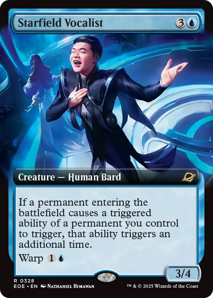 Starfield Vocalist (Extended Art) [Edge of Eternities] | Exor Games Dartmouth