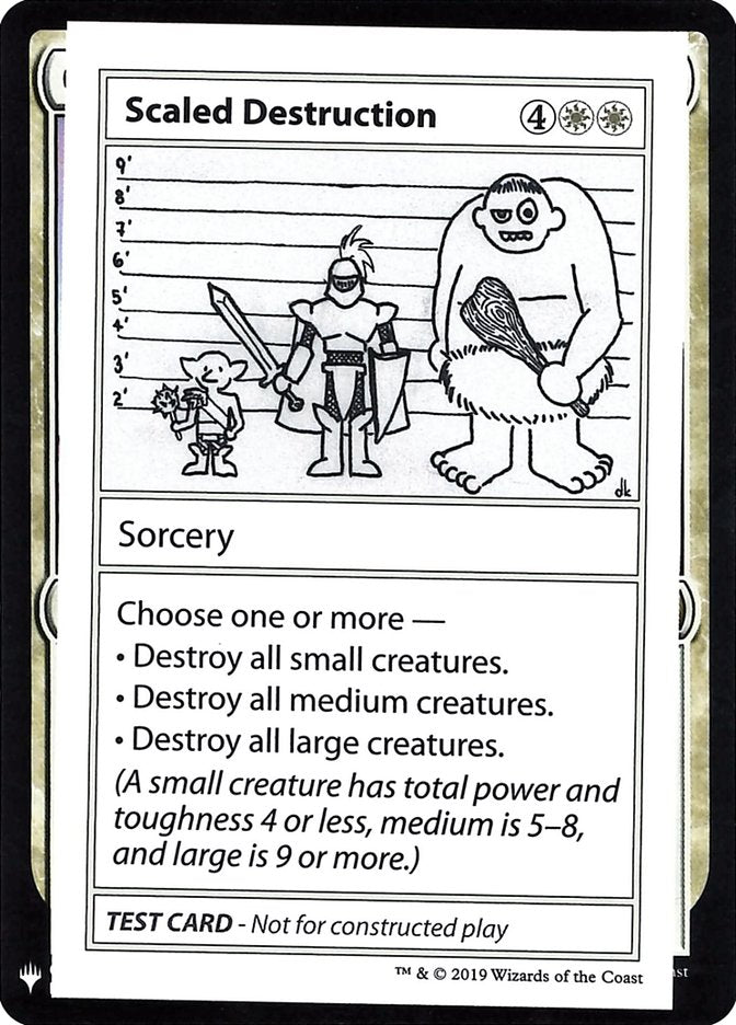 Scaled Destruction [Mystery Booster Playtest Cards] | Exor Games Dartmouth