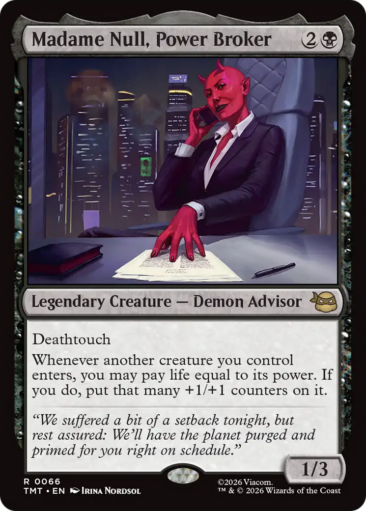 Madame Null, Power Broker [Teenage Mutant Ninja Turtles] | Exor Games Dartmouth