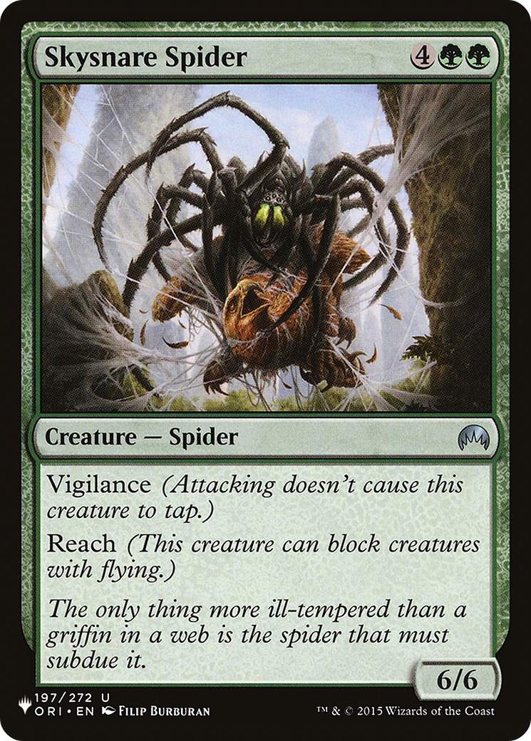 Skysnare Spider [The List Reprints] | Exor Games Dartmouth