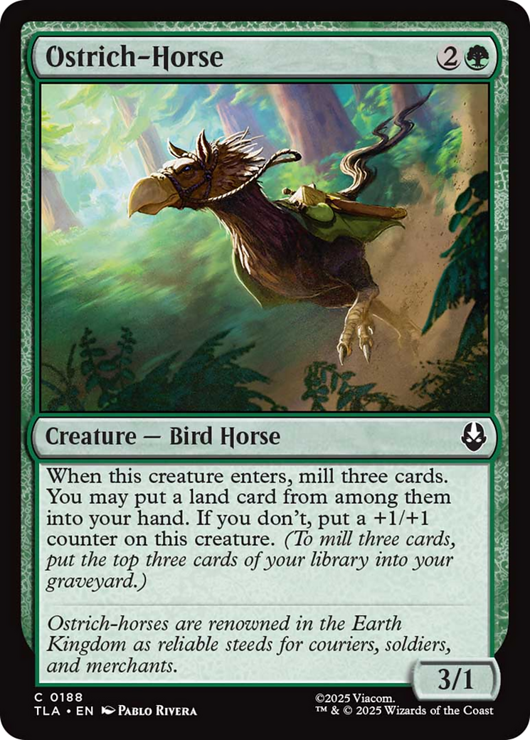 Ostrich-Horse [Avatar: The Last Airbender] | Exor Games Dartmouth