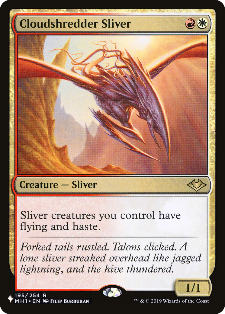 Cloudshredder Sliver (MH1) [The List] | Exor Games Dartmouth