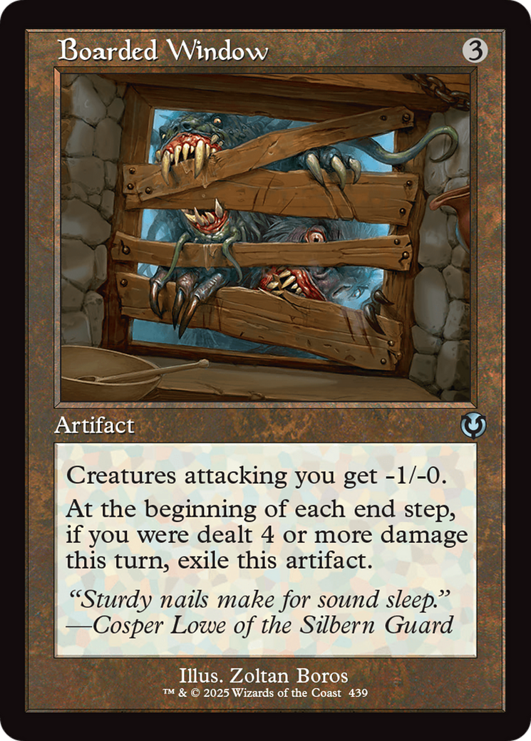 Boarded Window (Retro Frame) [Innistrad Remastered] | Exor Games Dartmouth