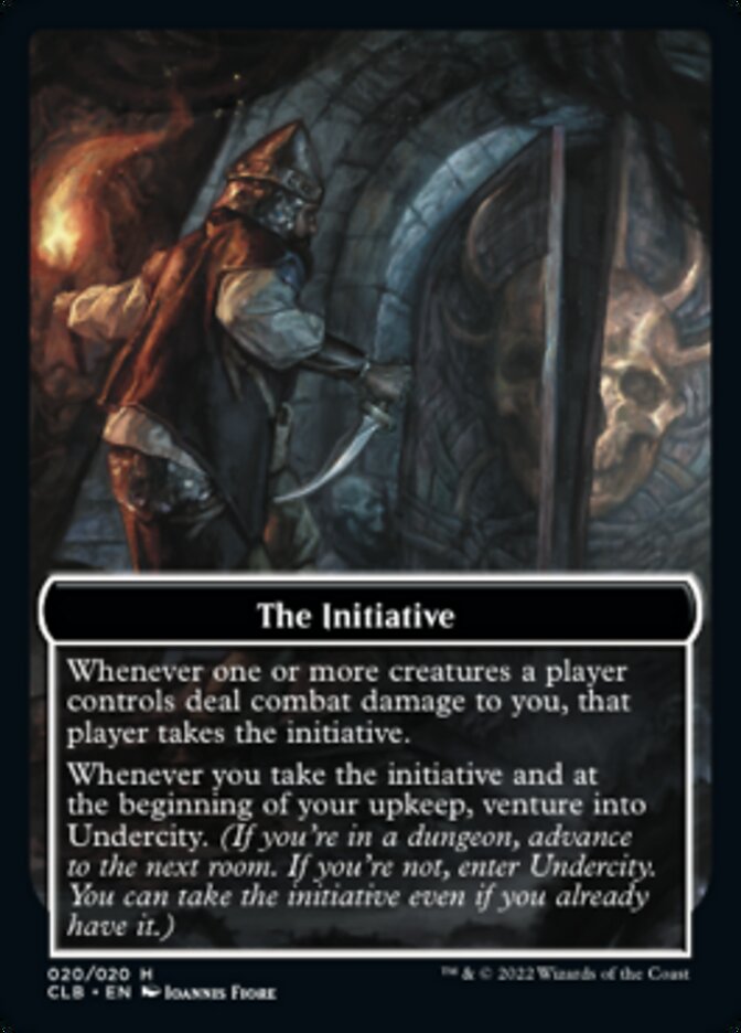 The Initiative // Undercity Double-Sided Token [Commander Legends: Battle for Baldur's Gate Tokens] | Exor Games Dartmouth