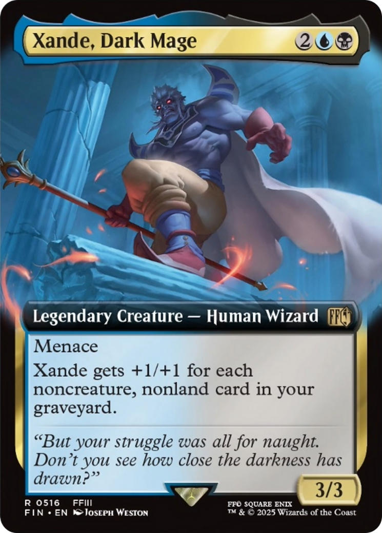 Xande, Dark Mage (Extended Art) [FINAL FANTASY] | Exor Games Dartmouth