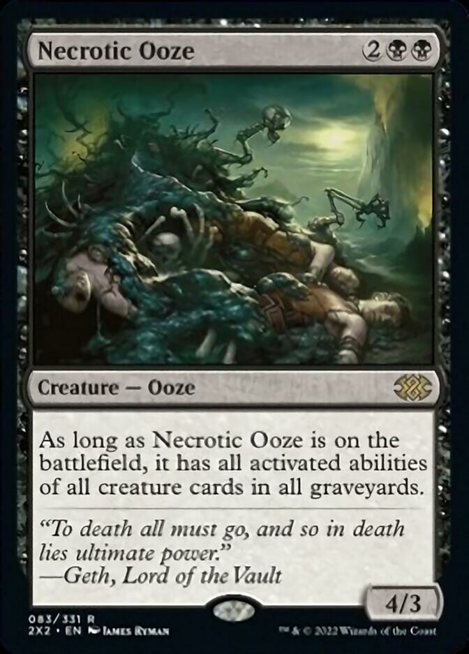 Necrotic Ooze [Double Masters 2022] | Exor Games Dartmouth