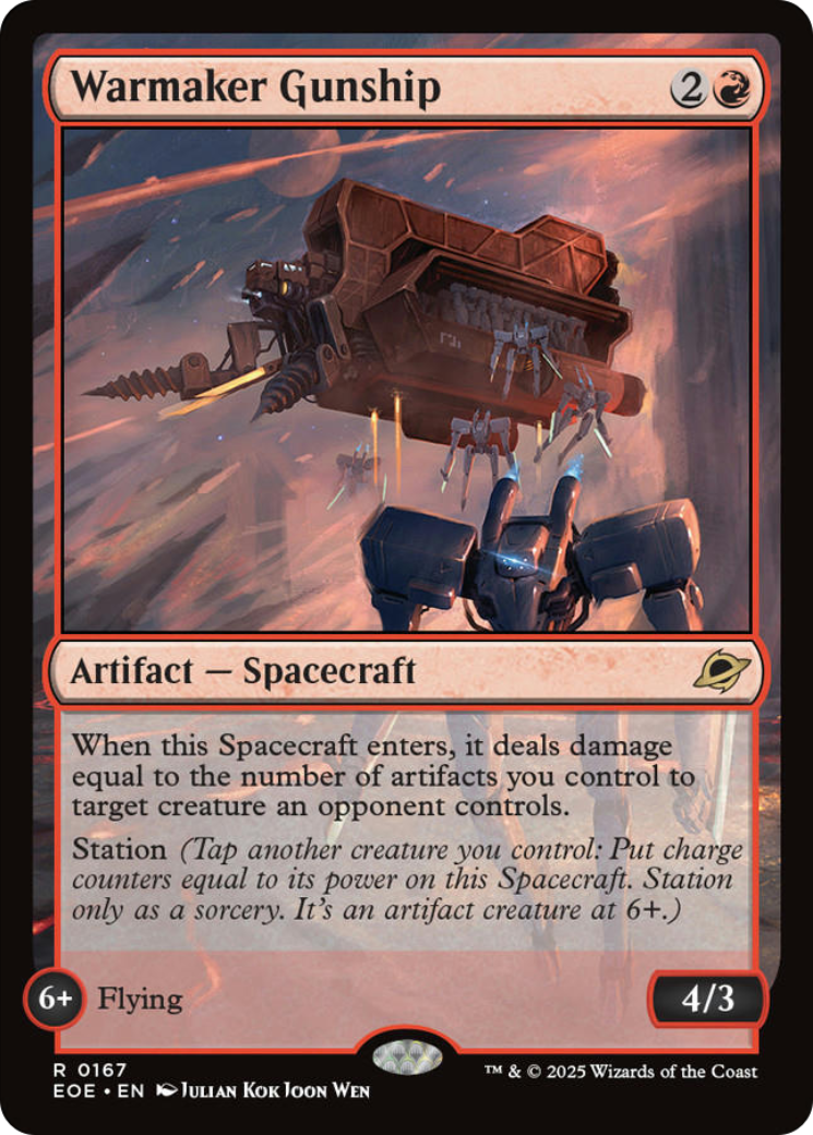 Warmaker Gunship [Edge of Eternities] | Exor Games Dartmouth
