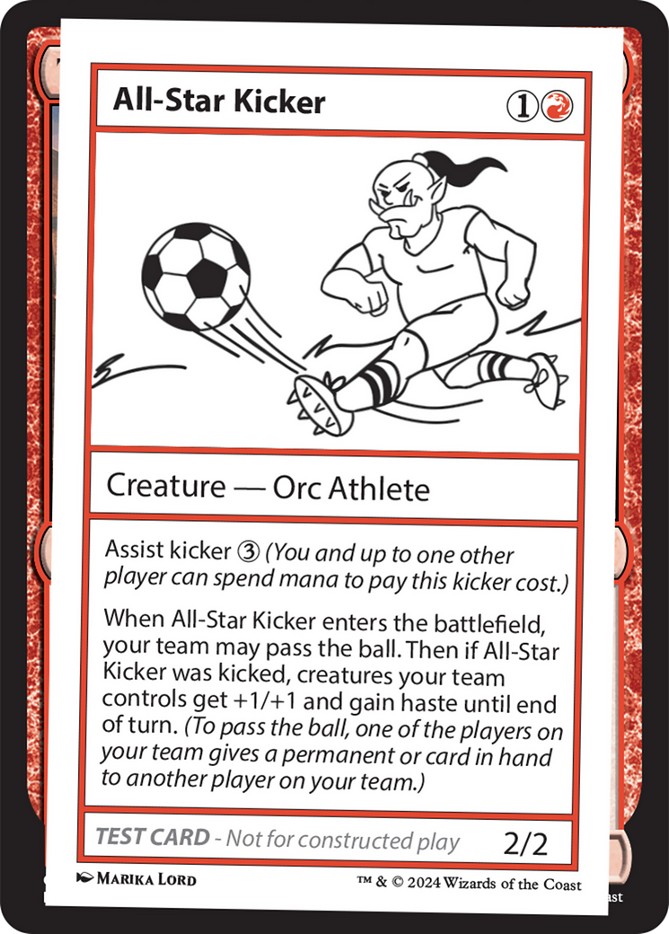 All-Star Kicker [Mystery Booster 2 Playtest Cards] | Exor Games Dartmouth