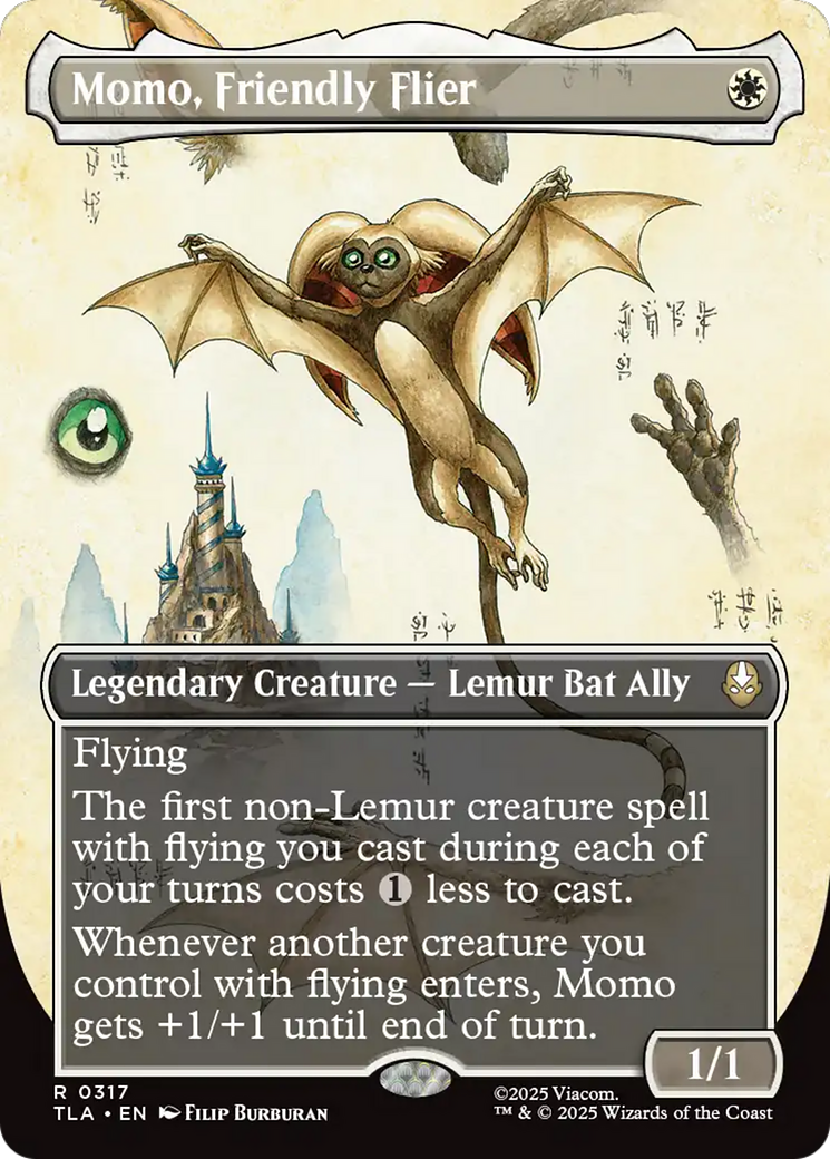 Momo, Friendly Flier (Borderless) [Avatar: The Last Airbender] | Exor Games Dartmouth