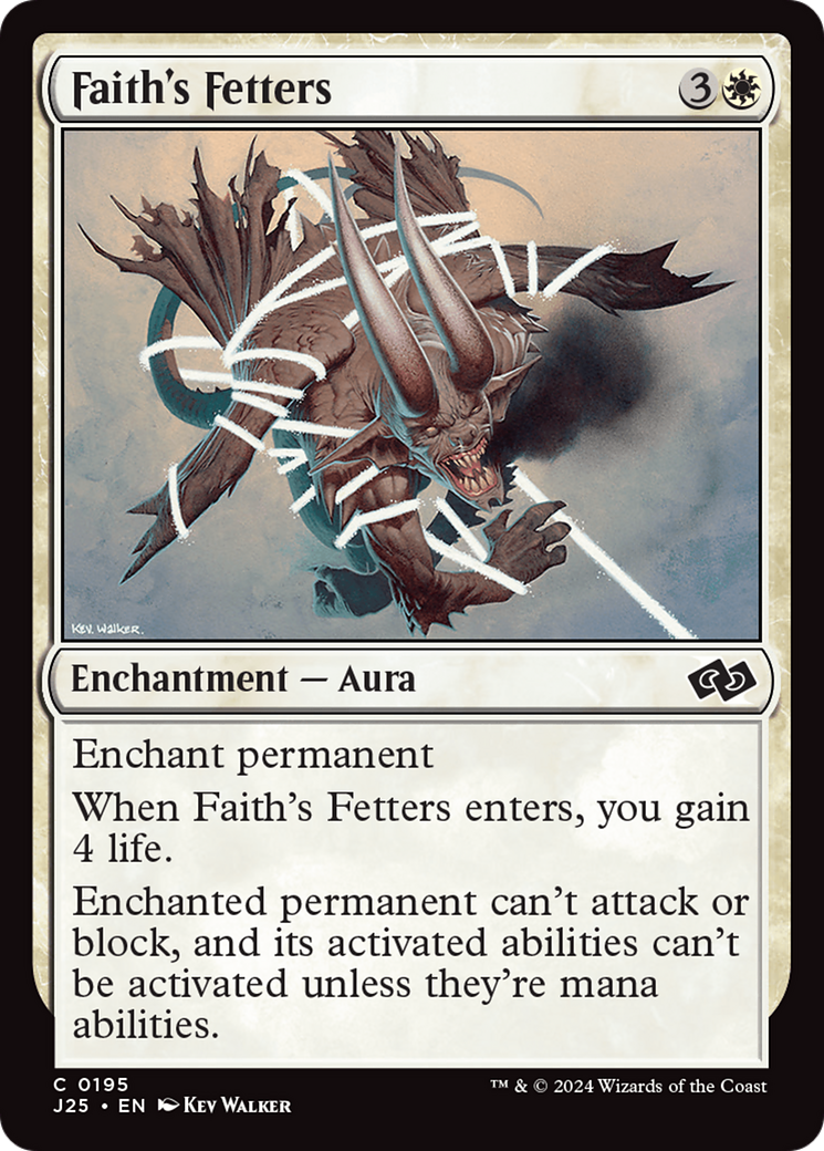 Faith's Fetters [Foundations Jumpstart] | Exor Games Dartmouth