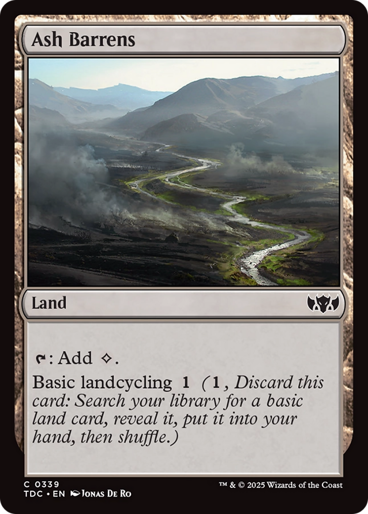 Ash Barrens [Tarkir: Dragonstorm Commander] | Exor Games Dartmouth
