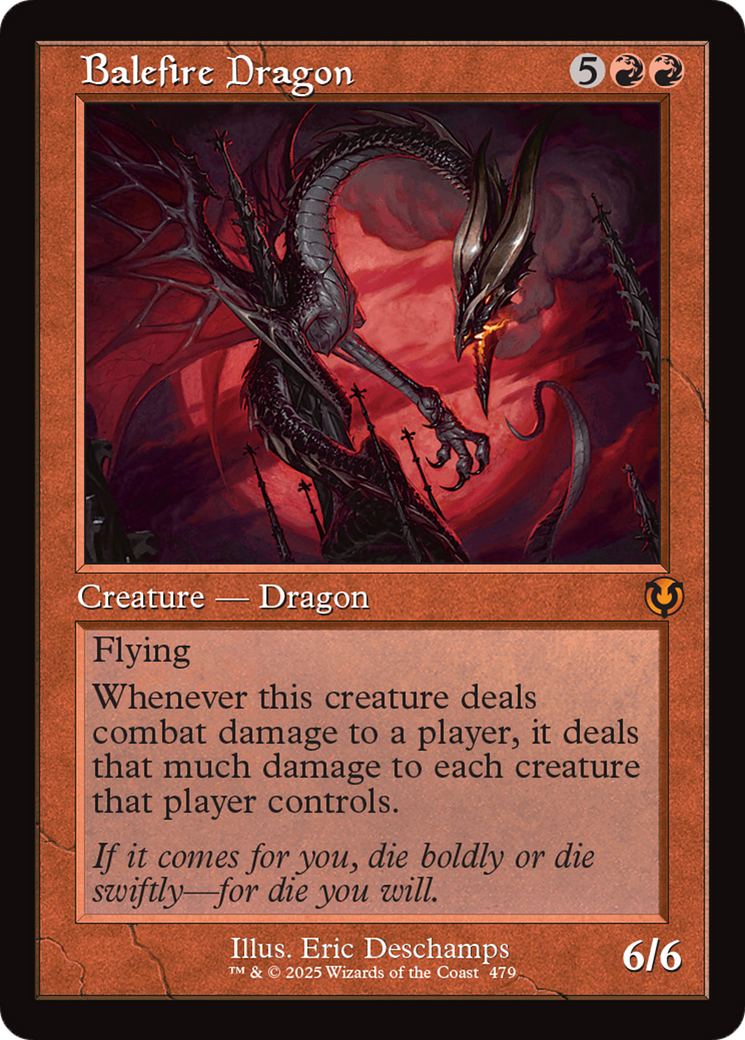 Balefire Dragon (Retro Frame) [Innistrad Remastered] | Exor Games Dartmouth