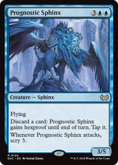 Prognostic Sphinx [Duskmourn: House of Horror Commander] | Exor Games Dartmouth