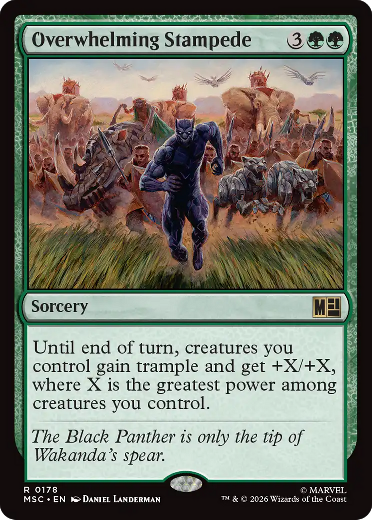 Overwhelming Stampede [Marvel Super Heroes Commander] | Exor Games Dartmouth