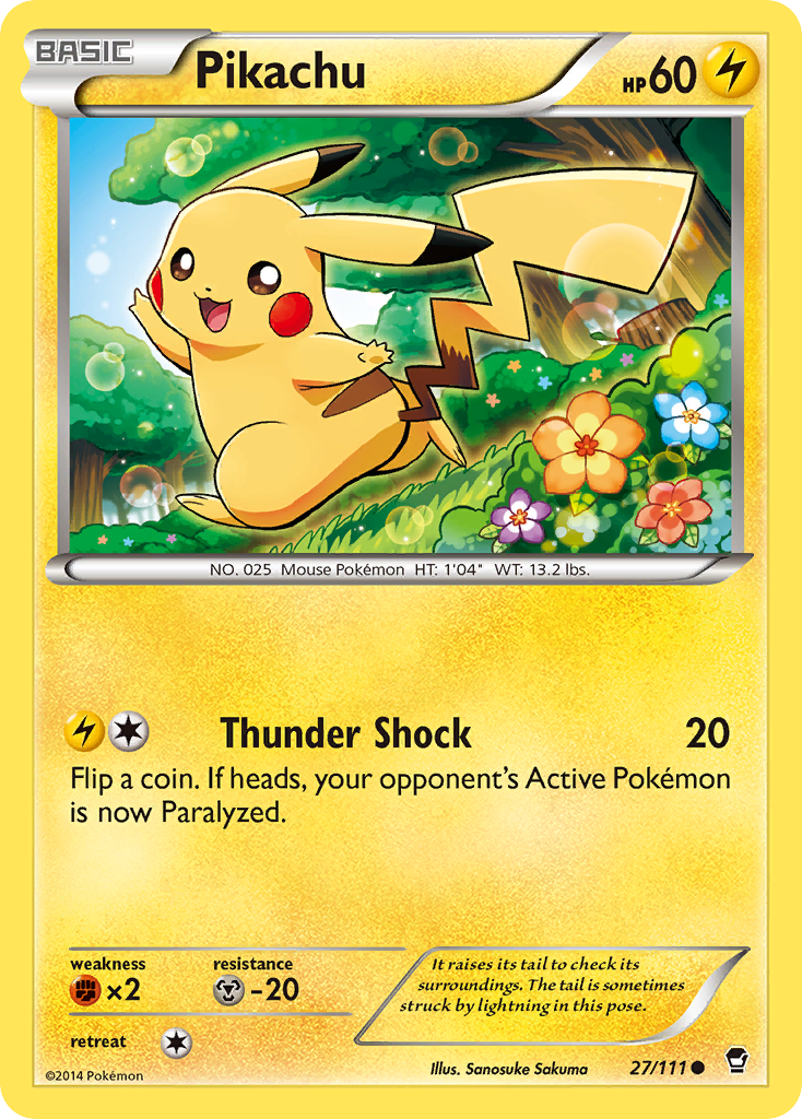 Pikachu (27/111) [XY: Furious Fists] | Exor Games Dartmouth