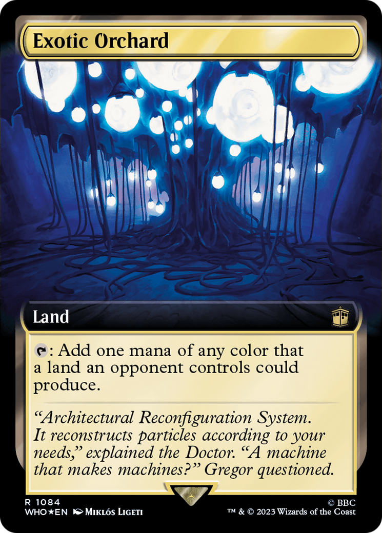 Exotic Orchard (Extended Art) (Surge Foil) [Doctor Who] | Exor Games Dartmouth