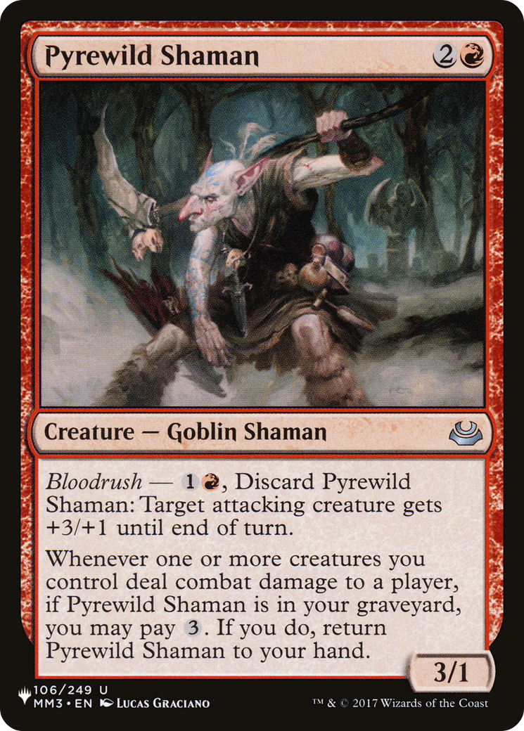 Pyrewild Shaman [The List Reprints] | Exor Games Dartmouth