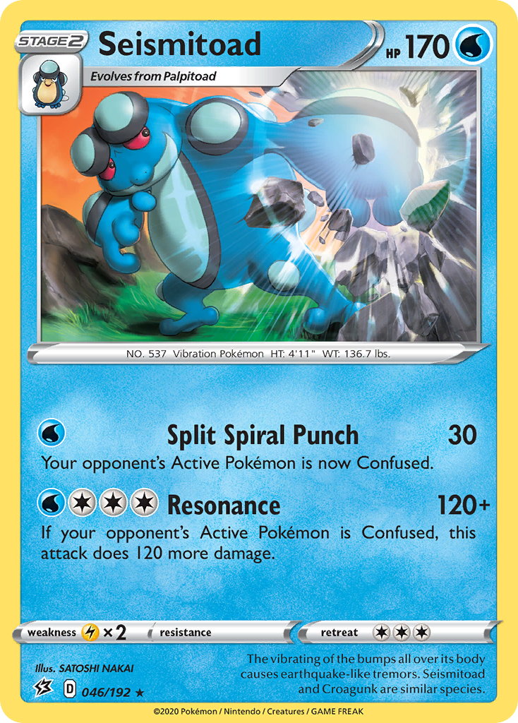 Seismitoad (046/192) [Sword & Shield: Rebel Clash] | Exor Games Dartmouth