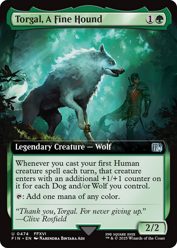 Torgal, A Fine Hound (Extended Art) [FINAL FANTASY] | Exor Games Dartmouth