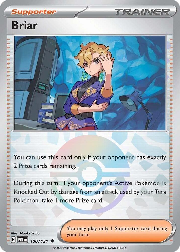 Briar (100/131) (Poke Ball Pattern) [Scarlet & Violet: Prismatic Evolutions] | Exor Games Dartmouth