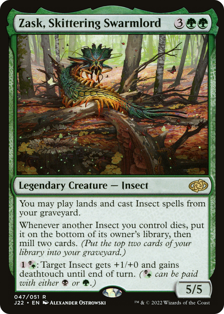 Zask, Skittering Swarmlord [Jumpstart 2022] | Exor Games Dartmouth