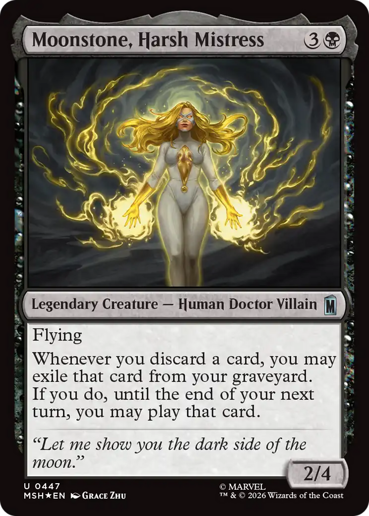 Moonstone, Harsh Mistress (Surge Foil) [Marvel Super Heroes] | Exor Games Dartmouth