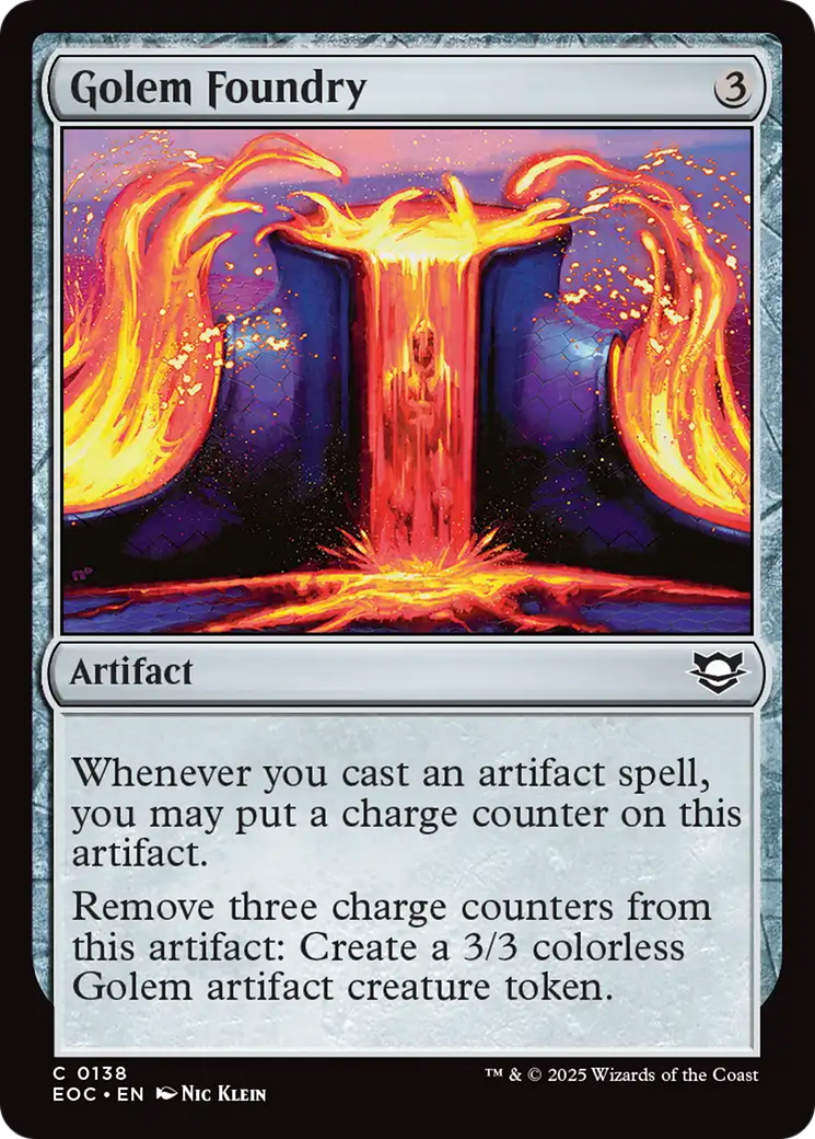 Golem Foundry [Edge of Eternities Commander] | Exor Games Dartmouth