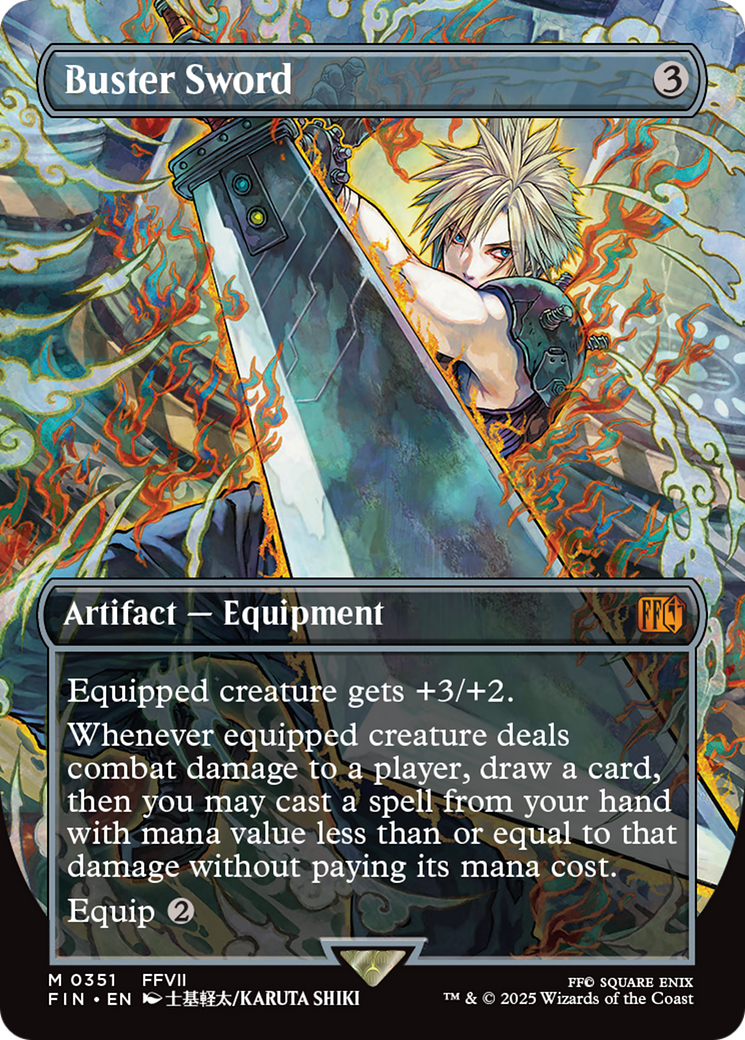 Buster Sword (Borderless) [FINAL FANTASY] | Exor Games Dartmouth