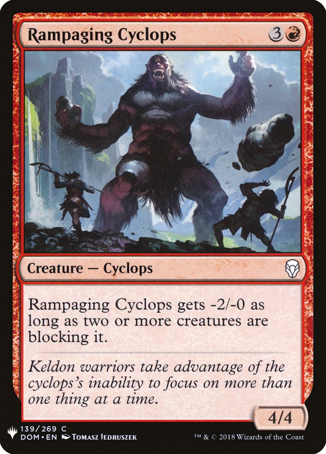 Rampaging Cyclops [Mystery Booster] | Exor Games Dartmouth