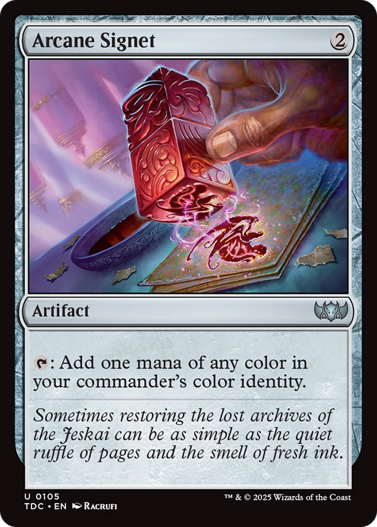Arcane Signet [Tarkir: Dragonstorm Commander] | Exor Games Dartmouth