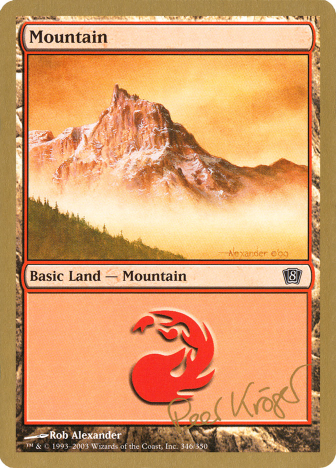 Mountain (pk346) (Peer Kroger) [World Championship Decks 2003] | Exor Games Dartmouth