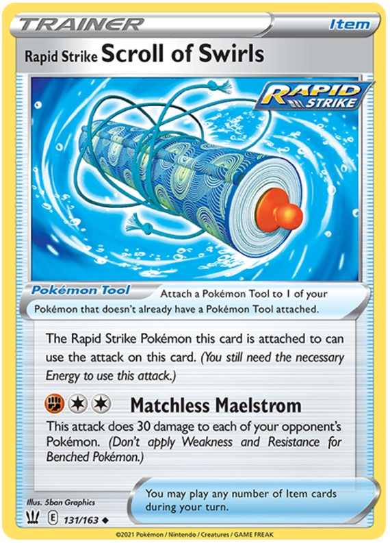 Rapid Strike Scroll of Swirls (131/163) [Sword & Shield: Battle Styles] | Exor Games Dartmouth