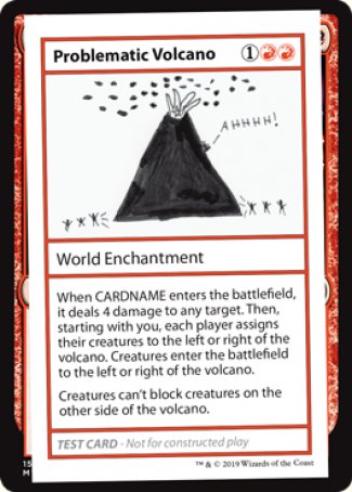 Problematic Volcano (2021 Edition) [Mystery Booster Playtest Cards] | Exor Games Dartmouth