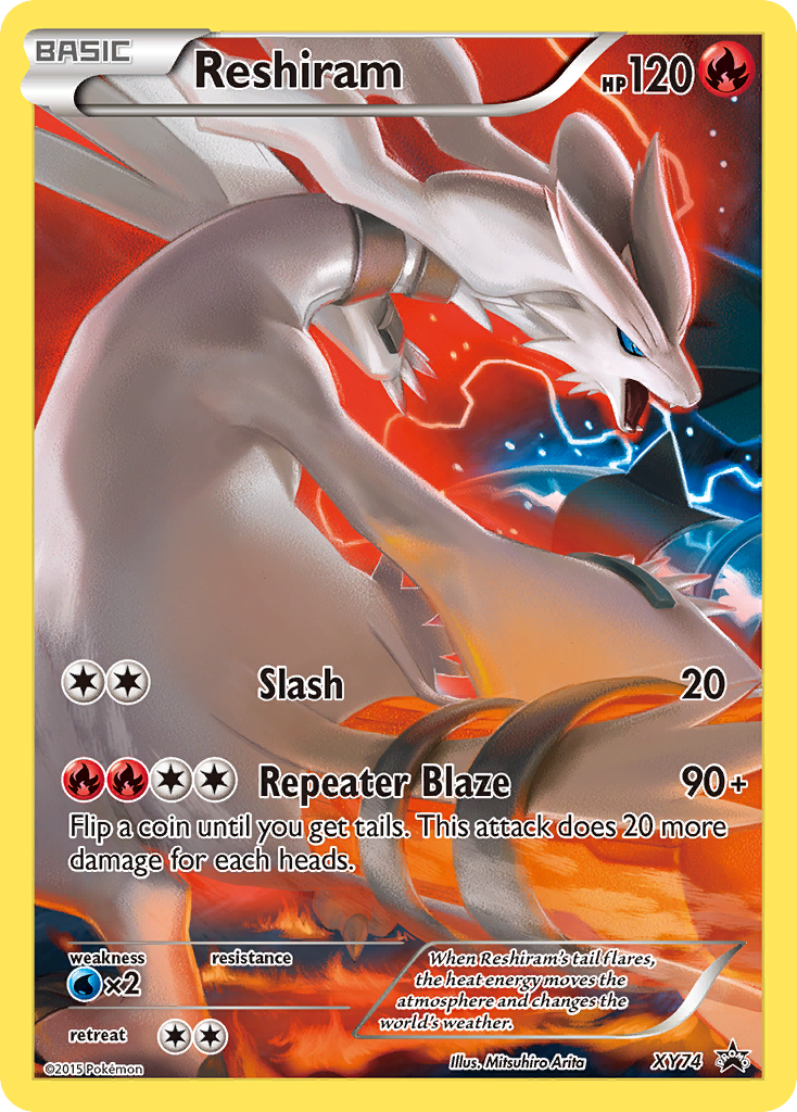 Reshiram (XY74) [XY: Black Star Promos] | Exor Games Dartmouth