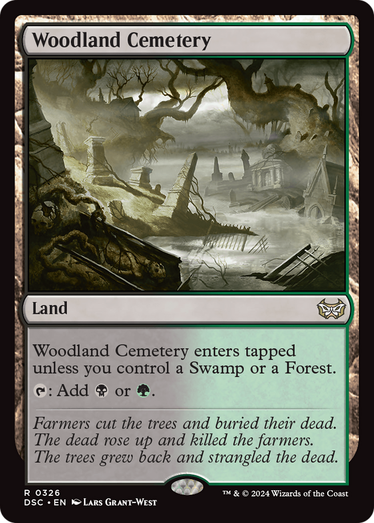 Woodland Cemetery [Duskmourn: House of Horror Commander] | Exor Games Dartmouth