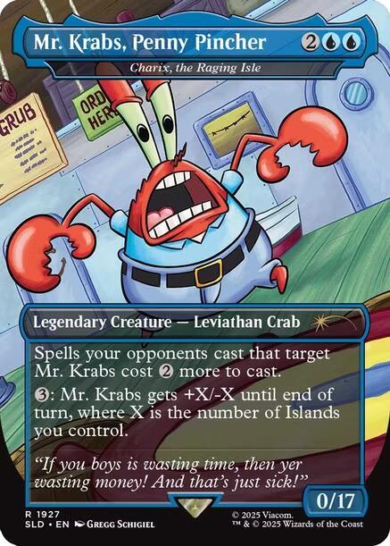 Mr. Krabs, Penny Pincher - Charix, the Raging Isle [Secret Lair Drop Series] | Exor Games Dartmouth