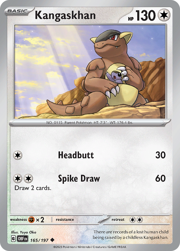 Kangaskhan (165/197) [Scarlet & Violet: Obsidian Flames] | Exor Games Dartmouth