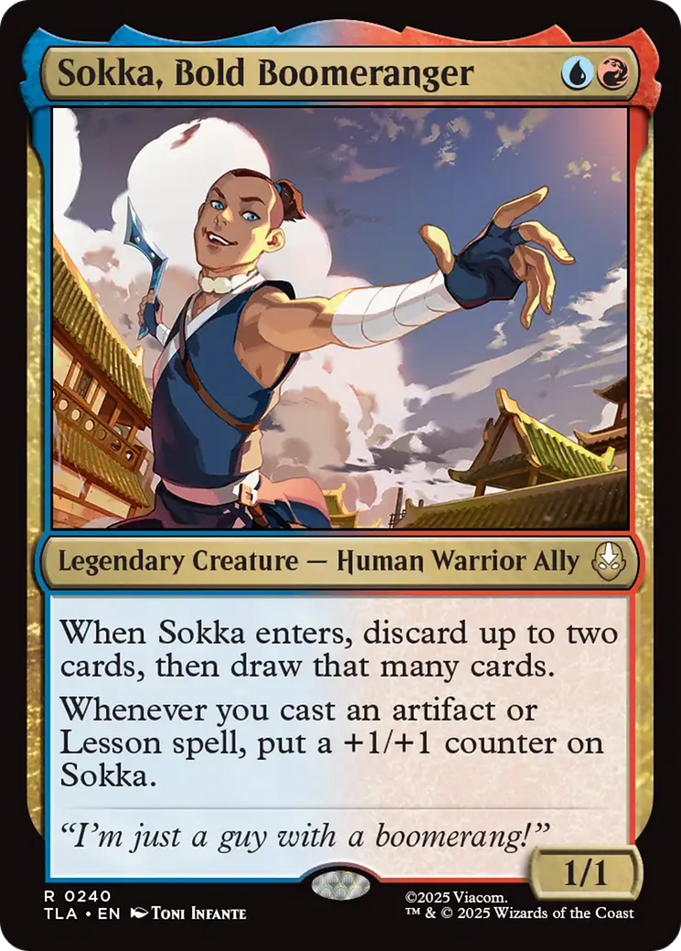 Sokka, Bold Boomeranger [Avatar: The Last Airbender] | Exor Games Dartmouth