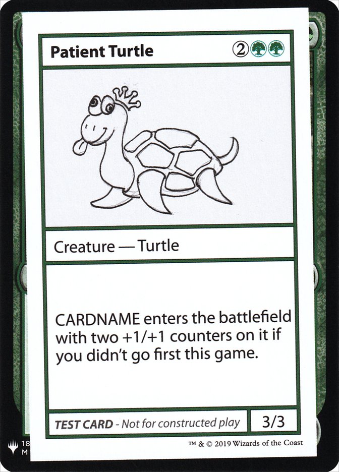 Patient Turtle [Mystery Booster Playtest Cards] | Exor Games Dartmouth