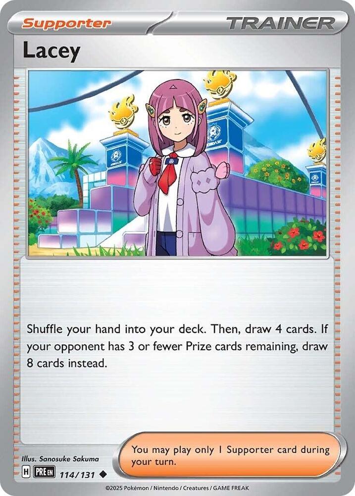 Lacey (114/131) [Scarlet & Violet: Prismatic Evolutions] | Exor Games Dartmouth