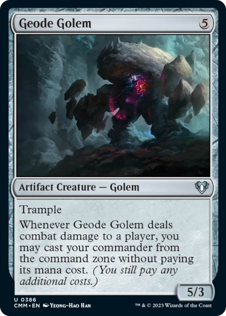 Geode Golem [Commander Masters] | Exor Games Dartmouth