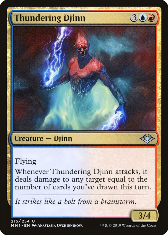 Thundering Djinn [Modern Horizons] | Exor Games Dartmouth